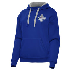 Royal Los Angeles Dodgers Antigua Women's 2025 World Series Champions Victory Hoodie