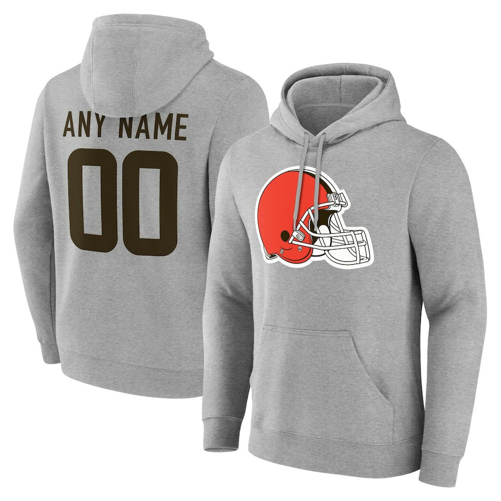 Big & Tall Team Authentic Custom Hoodie - Cleveland Browns Hoodies