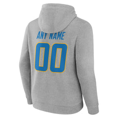 Big & Tall Team Authentic Custom Hoodie - Los Angeles Chargers Hoodies