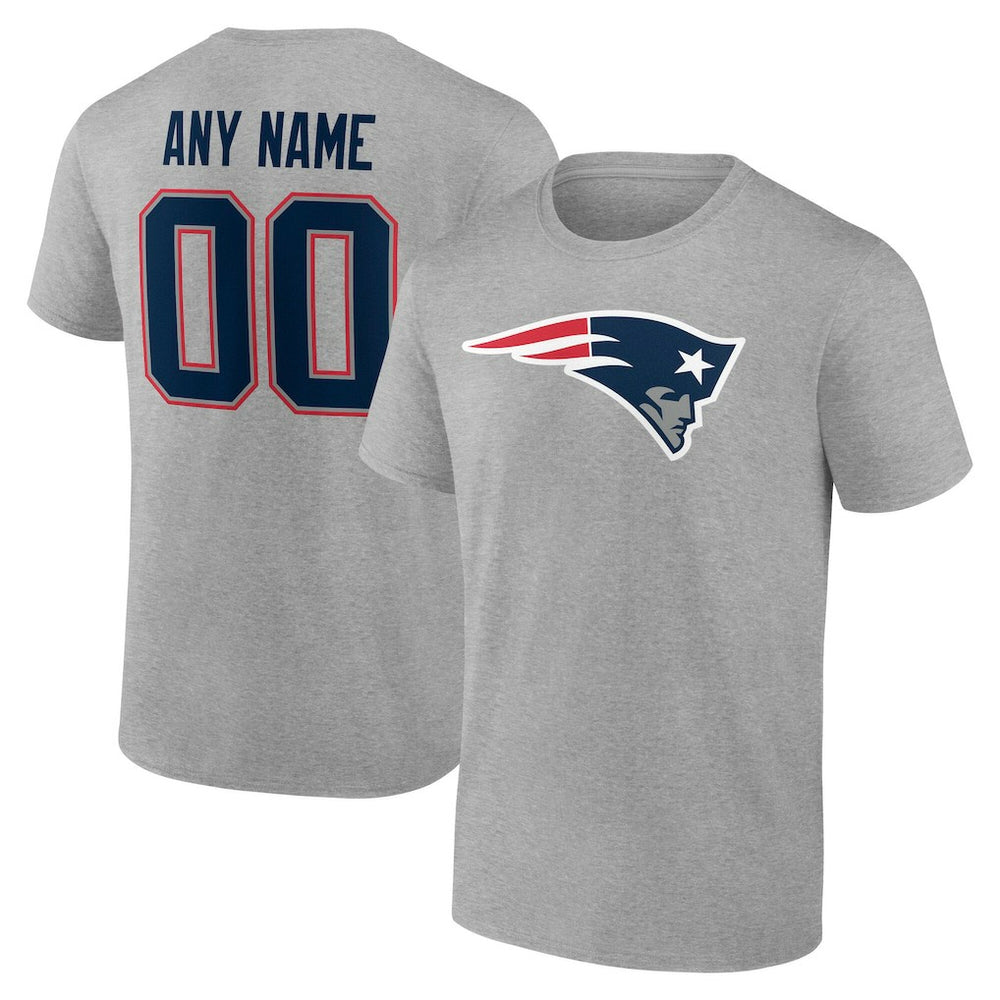 Big & Tall Team Authentic Custom T-Shirt - New England Patriots T-shirts