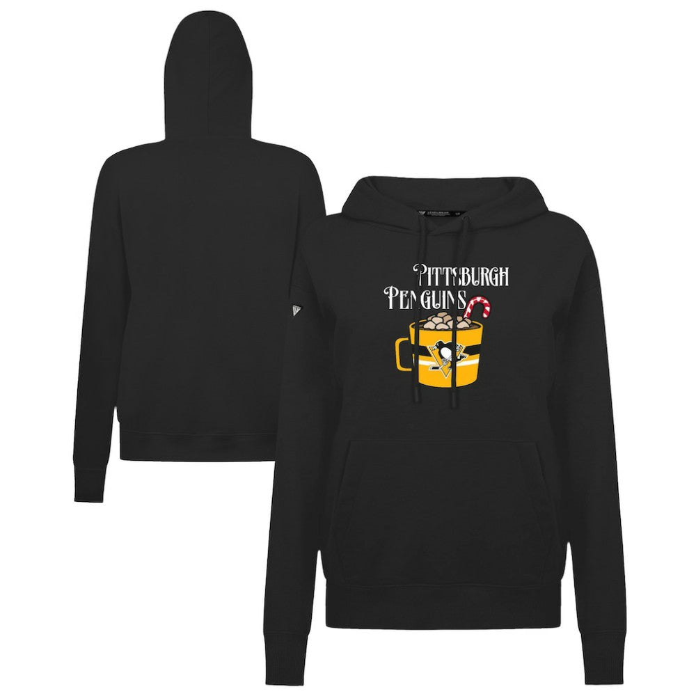 NHL Pittsburgh Penguins Levelwear Women's Mellow Holiday Adorn Hoodie
