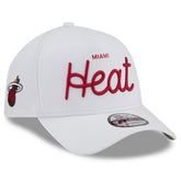 New Era Miami Heat x Malbon Golf Unisex 9FORTY A-Frame Adjustable Hat