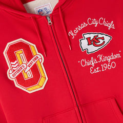 OVO x NFL Unisex Full-Zip Waffle-Lined Hoodie - Kansas City Chiefs Hoodies