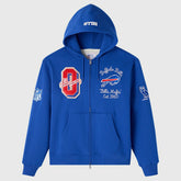 OVO x NFL Unisex Full-Zip Waffle-Lined Hoodie - Buffalo Bills Hoodies
