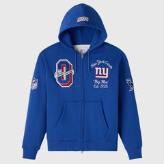OVO x NFL Unisex Full-Zip Waffle-Lined Hoodie - New York Giants Hoodies
