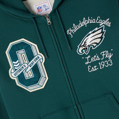 OVO x NFL Unisex Full-Zip Waffle-Lined Hoodie - Philadelphia Eagles Hoodies