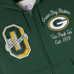 OVO x NFL Unisex Full-Zip Waffle-Lined Hoodie - Green Bay Packers Hoodies