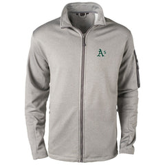 Heather Gray Athletics Dunbrooke Pacific Full-Zip Fleece Jacket
