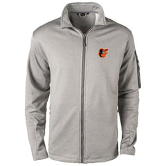 Heather Gray Baltimore Orioles Dunbrooke Pacific Full-Zip Fleece Jacket