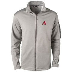 Heather Gray Arizona Diamondbacks Dunbrooke Pacific Full-Zip Fleece Jacket