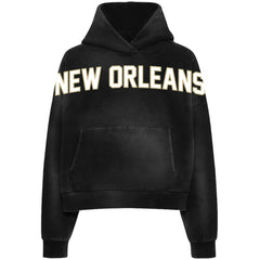 WRLDINVSN x Unisex Cozy Cropped Hoodie - New Orleans Saints Hoodies