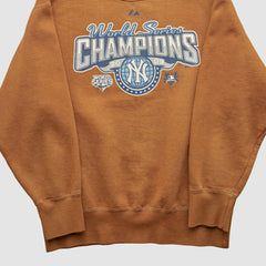 Brown New York Yankees Majestic 2009 Pullover Sweatshirt