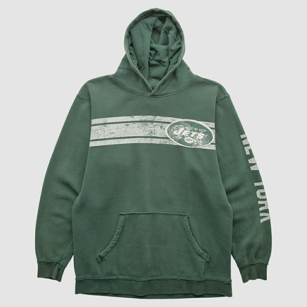 2000s Hooded Pullover Sweatshirt - New York Jets Pullover