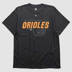 Black Baltimore Orioles Majestic 2000s T-shirt