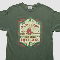 Green Boston Red Sox Lee Apparel 2000s T-shirt