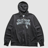 Black Chicago White Sox Majestic 2010 Hooded Full Zip Sweatshirt