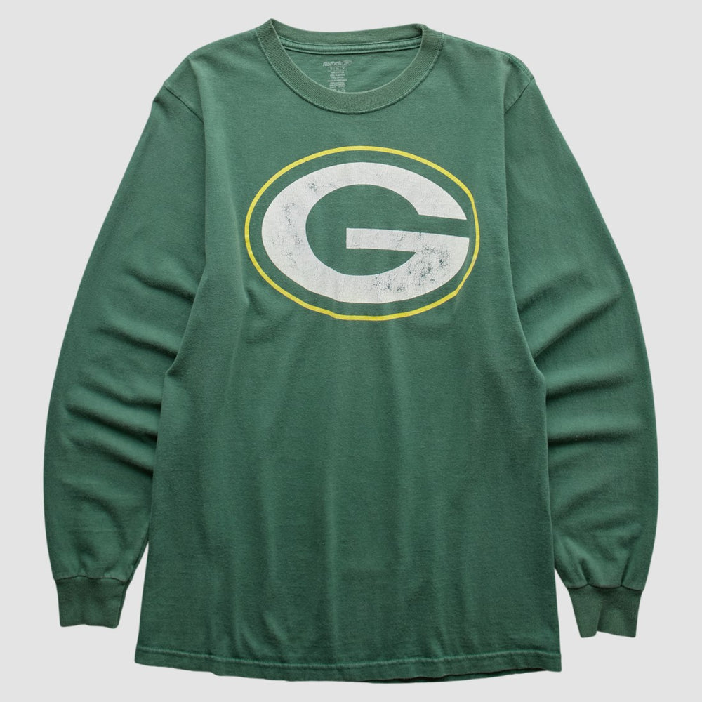 Reebok 2000s Long Sleeve T-shirt - Green Bay Packers T-shirts