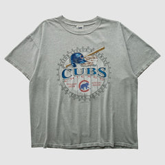 Heather Gray Chicago Cubs Lee Apparel 2004 T-shirt