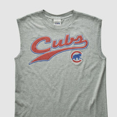 Heather Gray Chicago Cubs CSA 2000s Tank