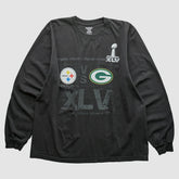 Superbowl XLV Reebok 2011 Long Sleeve T-shirt - Pittsburgh Steelers T-shirts
