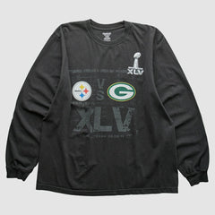 Superbowl XLV Reebok 2011 Long Sleeve T-shirt - Pittsburgh Steelers T-shirts