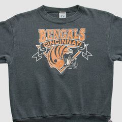 Logo 7 80s Pullover Sweatshirt - Cincinnati Bengals Pullover