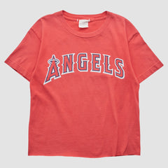 Red Los Angeles Angels Majestic 2000s T-shirt