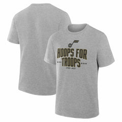 Utah Jazz Hoops For Troops T-Shirt
