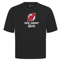 NHL New Jersey Devils Levelwear Team Surge Luxe Signature Knit T-Shirt