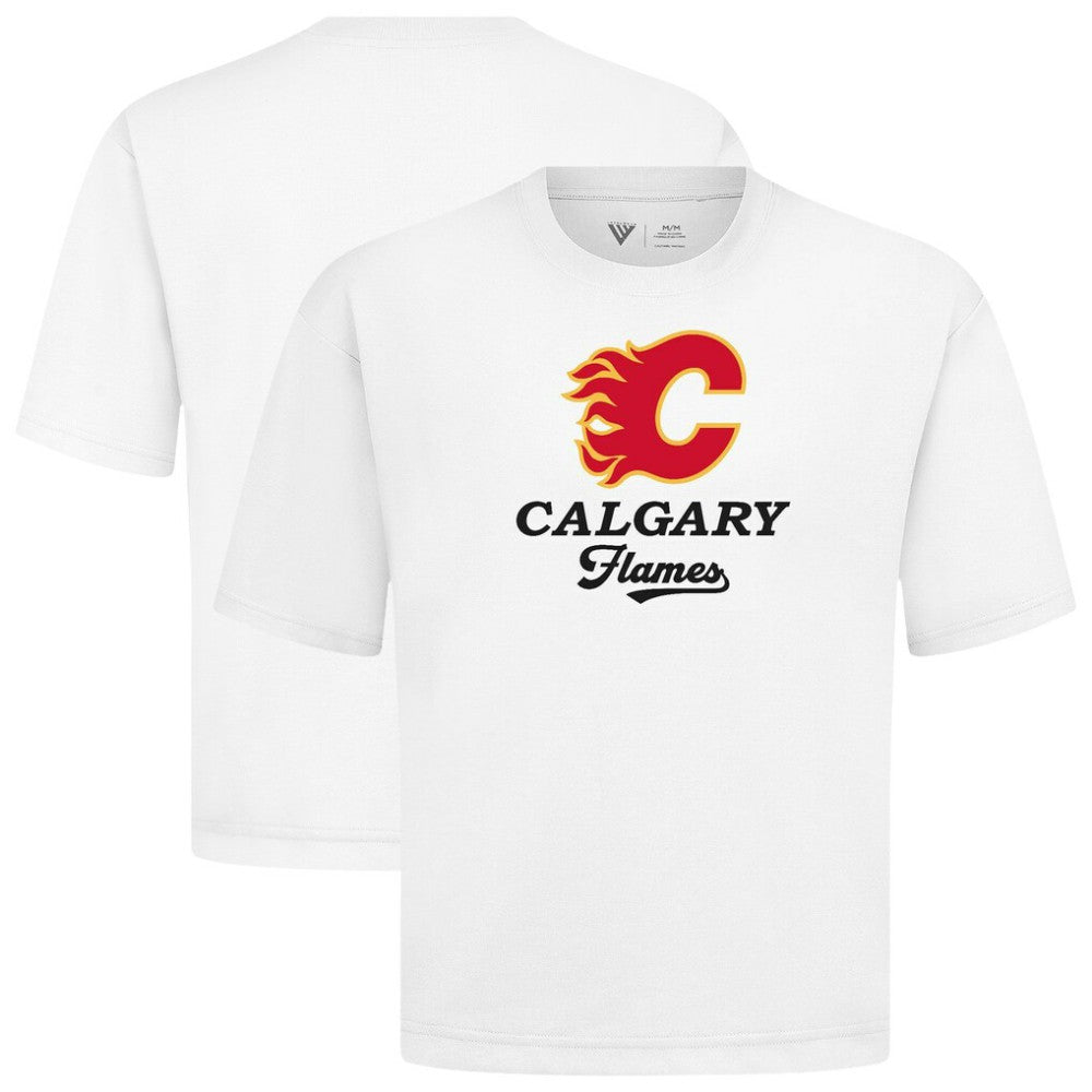 NHL Calgary Flames Levelwear Team Surge Luxe Signature Knit T-Shirt