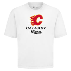 NHL Calgary Flames Levelwear Team Surge Luxe Signature Knit T-Shirt