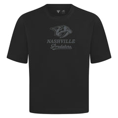NHL Nashville Predators Levelwear Shadow Surge Luxe Signature Knit T-Shirt