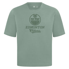 NHL Edmonton Oilers Levelwear Shadow Surge Luxe Signature Knit T-Shirt