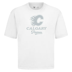 NHL Calgary Flames Levelwear Shadow Surge Luxe Signature Knit T-Shirt
