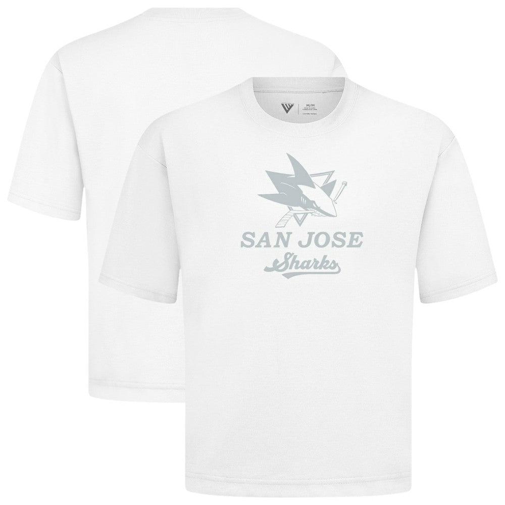 NHL San Jose Sharks Levelwear Shadow Surge Luxe Signature Knit T-Shirt