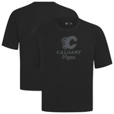 NHL Calgary Flames Levelwear Shadow Surge Luxe Signature Knit T-Shirt