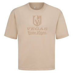 NHL Vegas Golden Knights Levelwear Shadow Surge Luxe Signature Knit T-Shirt