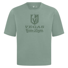 NHL Vegas Golden Knights Levelwear Shadow Surge Luxe Signature Knit T-Shirt