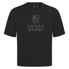 NHL Vegas Golden Knights Levelwear Shadow Surge Luxe Signature Knit T-Shirt