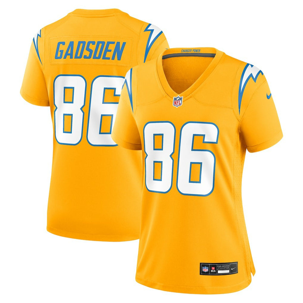 Oronde Gadsden Women's Alternate Charger Power Game Jersey - Los Angeles Chargers Jerseys
