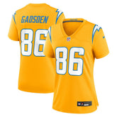 Oronde Gadsden Women's Alternate Charger Power Game Jersey - Los Angeles Chargers Jerseys