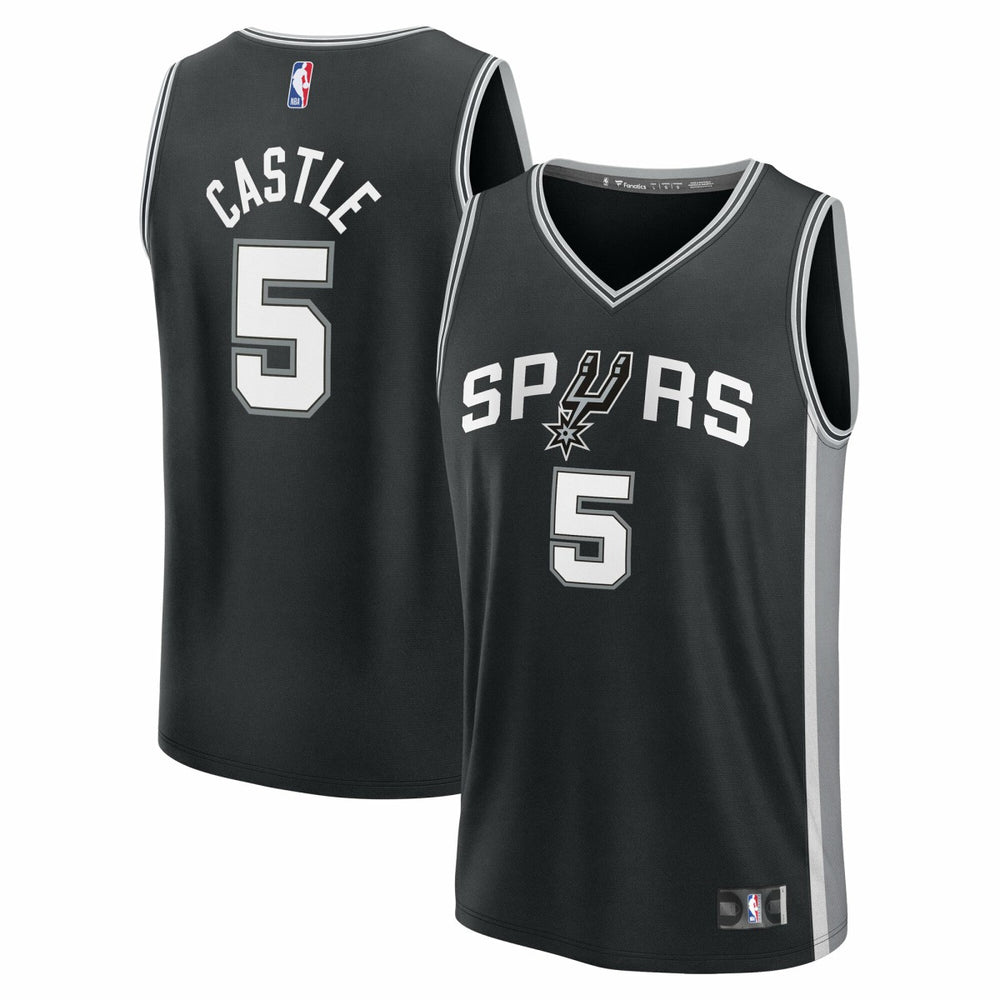 Fanatics Stephon Castle San Antonio Spurs Fast Break Replica Jersey