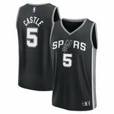 Fanatics Stephon Castle San Antonio Spurs Fast Break Replica Jersey