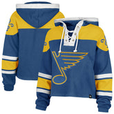 NHL St. Louis Blues '47 Women's Cropped Lacer Hoodie