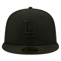 Black Los Angeles Dodgers New Era 2024/25 Back to Back Champions Circle Side Patch Fitted 59FIFTY Hat