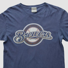 Navy Milwaukee Brewers MLB 2000s T-shirt