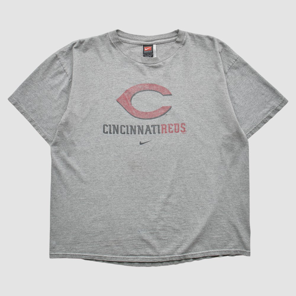 Heather Gray Cincinnati Reds Nike 2000s T-shirt