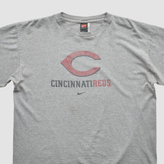 Heather Gray Cincinnati Reds Nike 2000s T-shirt