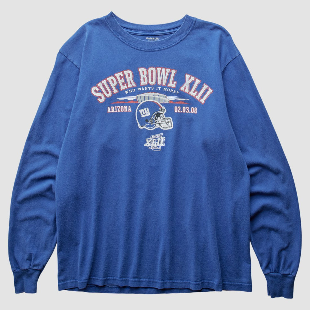 Reebok 2008 Long Sleeve T-shirt - New York Giants T-shirts