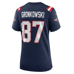Rob Gronkowski Women's Team Retired Player Game Jersey - New England Patriots Jerseys